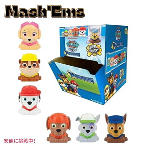 Mash Ems �}�b�V���E�G���Y Paw Patrol Squishy Collectible Toy �p�E�p�g���[�� �O�b�Y 4 Capsules �X�N�C�V�[�g�C �J�v�Z���g�C