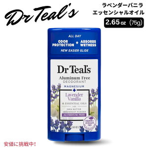 Dr Teals hN^[eB[Y Aluminum Free Deodorant 75g A~jEt[ fIhg GbZVIC x_[ oj 2.65 oz