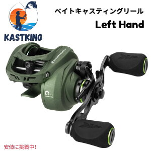 KastKing �J�X�g�L���O Spartacus II Baitcasting Fishing Reel �X�p���^�J�XII �x�C�g�L���X�e�B���O ���[�� Stryker Green Left Hand