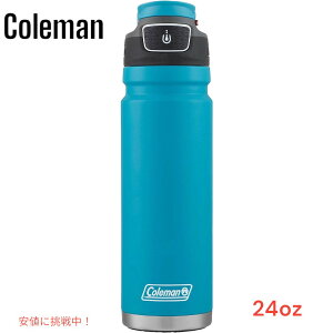 Coleman R[} FreeFlow ^fM{g ۉ ۗ  710ml u[ Rh~Wt FreeFlow Water Bottle 24oz