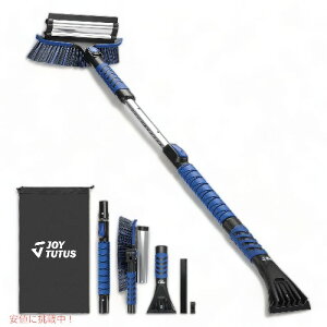 �}�����[ Mallory 41.5inch �L�k�X�m�[�u���V�ƃA�C�X�X�N���[�p�[ �X�m�[�X�N���[�p�[�u���V Extendable Snow Scraper Brush 270degree