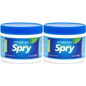 Spry Xylitol Mints, Peppermint, 240ct (2-Pack) - Breath c