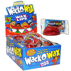 Wax Lips Candy, Cherry flavor 24 pk.(12oz) …