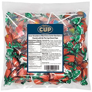 Arcor Strawberry Filled Chew Center Bon Bons 2lbs with �c