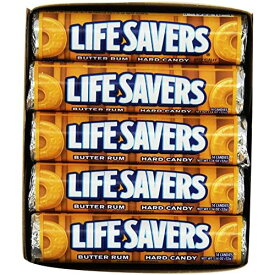 LIFE SAVERS Butter Rum Hard Candy Bulk, 1.14oz (20 Sing …