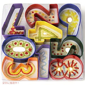 X^v NbL[Jb^[Zbg Cookie Cutters, Assorted Colors, 9-Piece Set