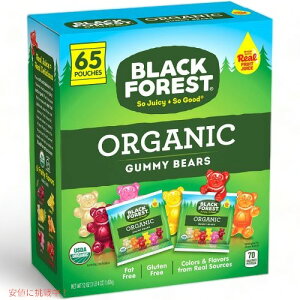 Black Forest AJAَq Organic I[KjbN O~ xA[ 65ܓ Organic Gummy Bears Candy