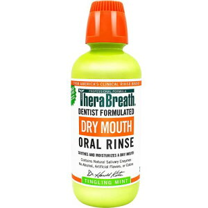 TheraBreath Oral Rinse, Tingling Mint, 16 fl oz / ZuX hC}EXp I[X [eBOO~g] }EXEHbV 473ml