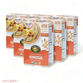 ネイチャーズパス Nature's Path オーガニック グルテンフリー [Homestyle] インスタント オートミール 320g x6箱 Organic Gluten Free Instant Oatmeal