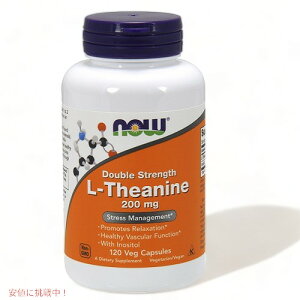 NOW�@L-Theanine 200 mg 120 VCap��0148�@�i�E�@L-�e�A�j�� 120 �׃W�J�v�Z��