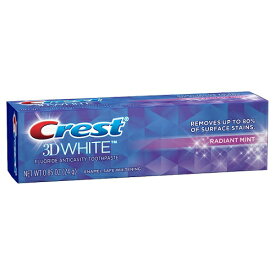 クレスト 3Dホワイト ラディアントミント ミニサイズ Crest 3D White Fluoride Anticavity Toothpaste - Radiant Mint (0.85 oz)