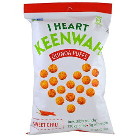 I Heart Keenwah アイハートキヌア キヌアパフ スナック スイートチリ味 3 oz (85 g)