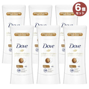 6�Z�b�g �yShea Butter�E�V�A�o�^�[�z�A�h�o���X�h Dove �_�� 74g �f�I�h�����g�X�e�B�b�N