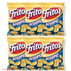 6袋セット Fritos フリトス スクープ！ コーンチップス 262g Scoops! Corn Chips 9.25oz