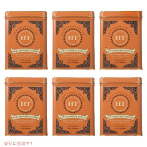 �y6�Z�b�g�z�n�[�j�[���T���Y Harney & Son's HT�e�B�[�u�����h [�z�b�g�V�i�����T���Z�b�g] �e�B�[�o�b�O 20�܁i�T�V�F�j Hot Cinnamon Sunset