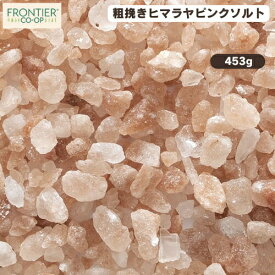 Frontier Co-Op 粗挽き ヒマラヤピンクソルト 453g（16オンス）ヒマラヤ岩塩 ヒマラヤソルト 岩塩 ペッパーミル、グラインダーの詰め替え用に