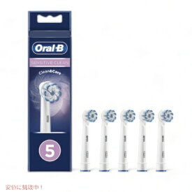 オーラルB 替えブラシ やわらか極細毛ブラシ Sensitive Clean 5本セット センシティブクリーン Oral-B Toothbrush Heads 電動歯ブラシ