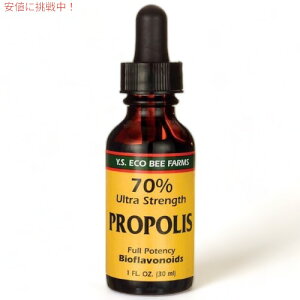 ���Z�x �v���|���X �t�� 70% 30ml Y.S. Eco Bee Farms Propolis