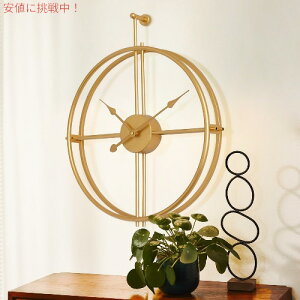Eruner |v 24C` S[h ^J Ǌ|v dr É Gold Brass Wall Clock 24 Inch Wall Clocks
