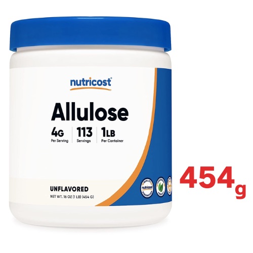 アルロース 454g Nutricost アルロース甘味料 (1 ポンド) ケトシュガー、カロリー