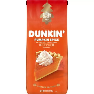 Dunkin' Donuts _Lh[ic H R[q[i҂j [pvLXpCX] 311g Pumpkin Spice Ground Coffee 11oz