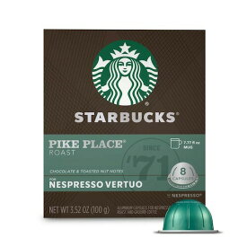 ネスプレッソ ヴァーチュオ用 カプセルコーヒー スターバックス パイクプレイス 8個 Nespresso Vertuo Line Starbucks Pike Place
