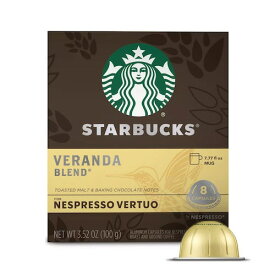 ネスプレッソ ヴァーチュオ用 カプセルコーヒー スターバックス ベランダ 8個 Nespresso Vertuo Line Starbucks Veranda Blend