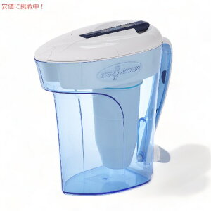 ZeroWater 12 Cup Pitcher with Free Water Quality Meter 141 ���t�B���^�[�s�b�`���[ 12�J�b�v MAIN-50479