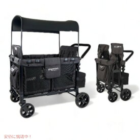 WONDERFOLD ワンダーフォールド ベヒー用品 4人乗りベビーカー ワゴン ブラック W4OG-BLK W4 Original Quad Stroller Wagon