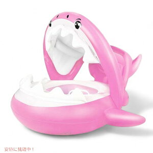 Flyboo Baby Float Infant Pool Float Shark Pink 6-36 Months / v[p xr[t[g Ԃp  [T` EsN] 6-36p