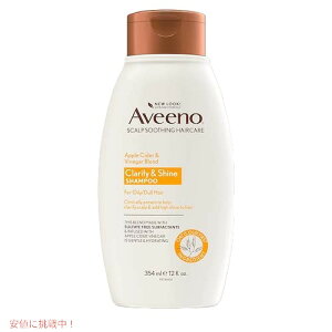 Aveeno Apple Cider Vinegar Blend Shampoo 12 fl oz/354ml �A�r�[�m �A�b�v���T�C�_�[�r�l�K�[�u�����h �V�����v�[