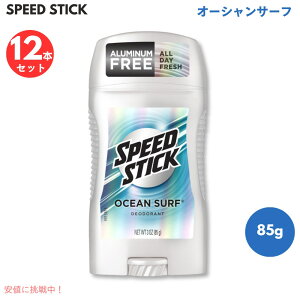 �y12�Z�b�g�z�X�s�[�h�X�e�B�b�N �I�[�V�����T�[�t �f�I�h�����g�X�e�B�b�N Speed Stick Deodorant Ocean Surf 3 oz (85 g)