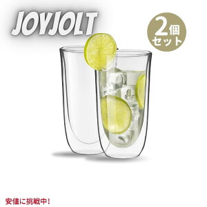 2�Z�b�g JoyJolt �W���C�W�����g Spike Double Wall Glasses �X�p�C�N �_�u���E�H�[���O���X Cocktail Beer Drinkware 13.5 oz