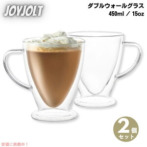 2Zbg JoyJolt WCWgIrish Double Wall Insulated Glass fN _uEH[ ACbV R[q[Jbv Coffee Cups 15oz