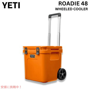 YETI �C�G�e�B ���[�f�B 48 �z�C�[���t�� �N�[���[�{�b�N�X �L���O�N���u�I�����W ROADIE 48 Wheeled Cooler KING CRAB ORANGE