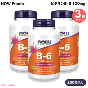 y3z NOW Foods iEt[Y r^~B-6 100mg 250 xWJvZ #0458 Vitamin B-6 100mg 250 Veg Capsules