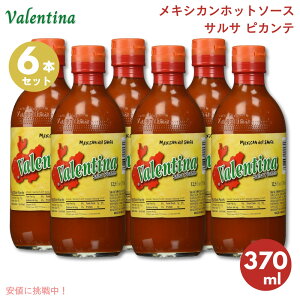 [6�{] ���@�����e�B�[�i �o�����e�B�[�i Valentina �T���T �s�J���e ���L�V�J���z�b�g�\�[�X ���b�h���x�� 370ml Salsa Picante Red Label Mexican Hot Sauce 12.5 fl.oz.