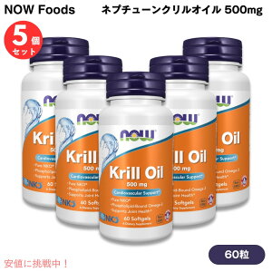 y5ZbgzNOW Foods iEt[Y lv`[NIC 500mg 60 \tgWF #1625 Neptune Krill Oil 500 mg 60 Softgels