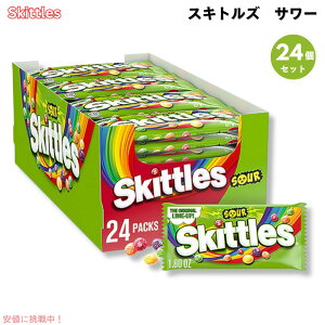 Skittles �X�L�g���Y�@�T���[�@1.8oz(51g) x 24�� Sour Candy