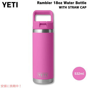 YETI CGeB u[ 18IX (532ml) EH[^[{g Xg[Lbvt Cht[tNVA Rambler 18 oz WATER BOTTLE Wildflower Fuchsia