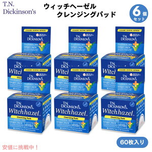 y6ZbgzT.N. fBbL\Y T.N. Dickinson's EBb`w[[ NWOpbh 60 񉻏ϐ @艻ϐ Witch Hazel CleansingPads