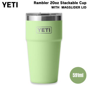 YETI CGeB u[ 20IX (591ml ) X^bJuJbv }OXC_[W L[C Rambler 20oz Stackable Cup Key Lime
