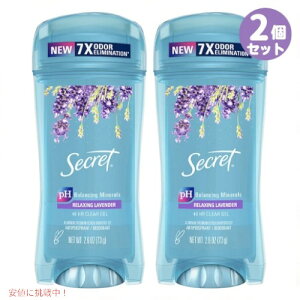 [2Zbg] V[Nbg NA WF fIhg x_[ 73g Secret Fresh CLEAR GEL Deodorant Lavender 2.6oz