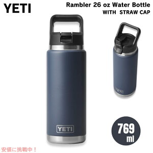 YETI CGeB u[ 26IX (769ml) EH[^[{g Xg[Lbv lCr[ Rambler 26 oz WATER BOTTLE Navy
