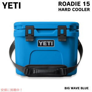 YETI �C�G�e�B ���[�f�B�[ 15 �n�[�h�N�[���[ �r�b�O�E�F�[�u�u���[ Roadie 15 Hard Cooler Big Wave Blue �N�[���[�{�b�N�X