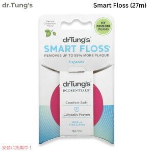  Dr Tung's Smart Floss hN^[^O X}[gtX 30Yards (Fws) 1 ԃN[i[ Dental Floss ԃtX tX f^tX