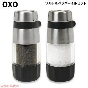 IN\[ OXO RVEOC_[Zbg XeX \g ybp[ ~ Good Grips Salt and Pepper Grinder Set