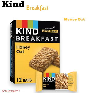 �J�C���h Kind �u���b�N�t�@�X�g �n�j�[�I�[�c �o�[ 6�ܓ� �V���A���o�[ Breakfast Bars - Honey Oat