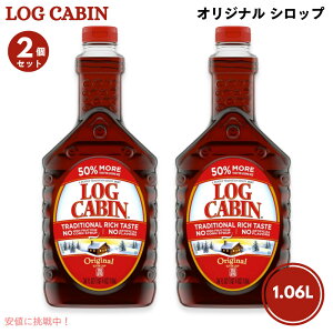 y2ZbgzOLr Log Cabin IWi Vbv 1.06L / 36 fl oz pP[L zbgP[L bt Original Syrup