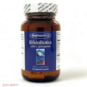 Allergy Research Group BifidoBiotics with L. sporogenes ���T�[�`�O���[�v �r�t�B�h�o�C�I�e�b�N�X 60 Capsules